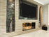 Ecosmart Fire Flex 68DB Double Sided Fireplace Insert - Black Finish / Stainless Steel Burner - ESF.FX.68DB